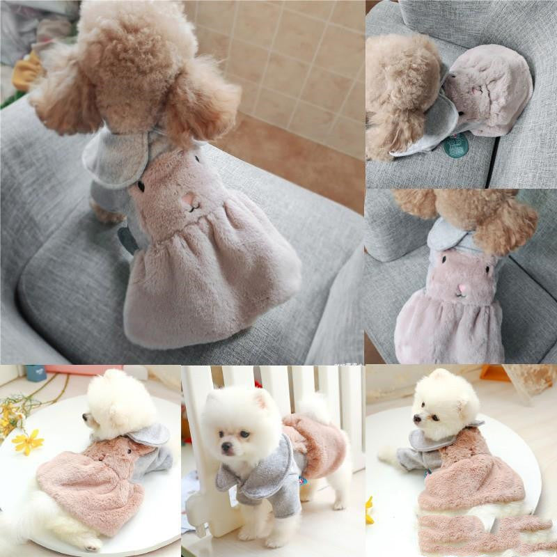 KFX-8194621 Plush Bunny Princess Dress for All Seasons – Size XS to XL
