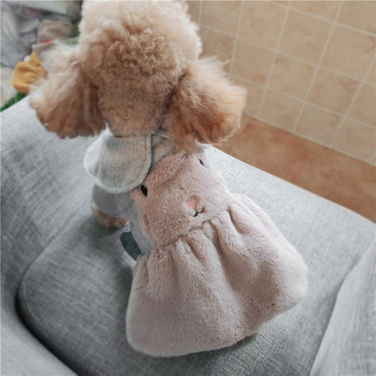 KFX-8194621 Plush Bunny Princess Dress for All Seasons – Size XS to XL