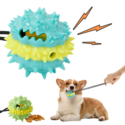 KFX-8412349 Interactive Multi-Color Pet Toy with Sound and Treat Dispensing Features