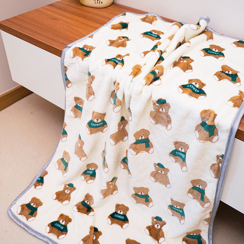 KFX-8455997 Warm Pet Blanket for Dogs and Cats - Soft and Comfortable Sleep Pad and Bed Cover