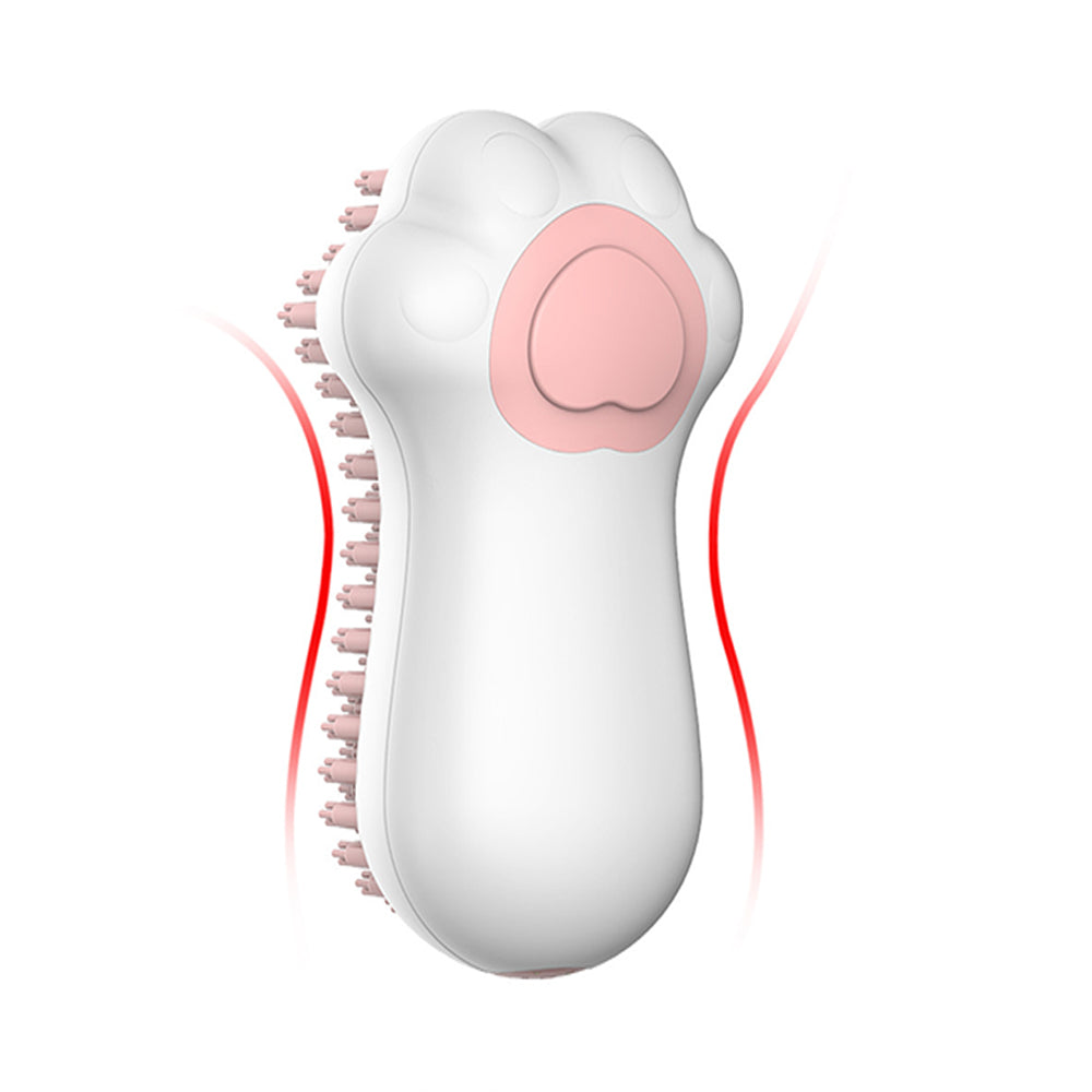 KFX-8543421 Soft Silicone Pet Bath Brush with Soap Dispenser for Grooming and Massage – Ideal for Medium and Short Haired Dogs and Cats