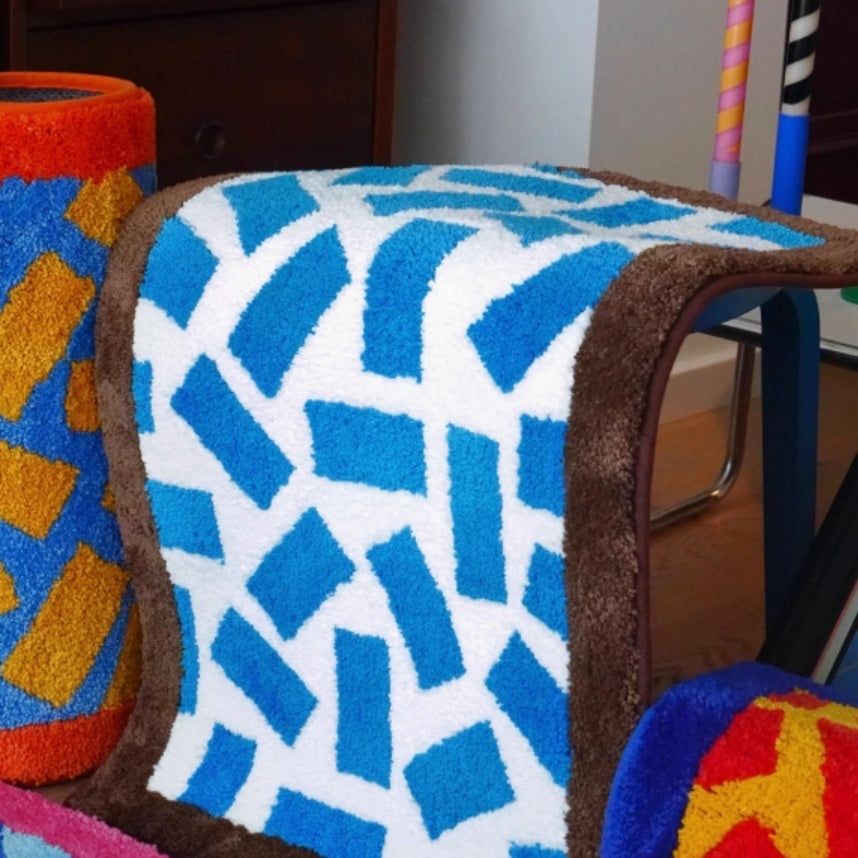 KFX-8587069 Dopamine Color Matching Square Carpet in Multiple Patterns and Colors