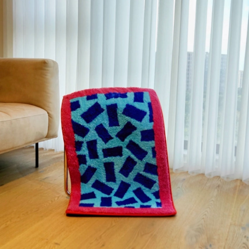 KFX-8587069 Dopamine Color Matching Square Carpet in Multiple Patterns and Colors