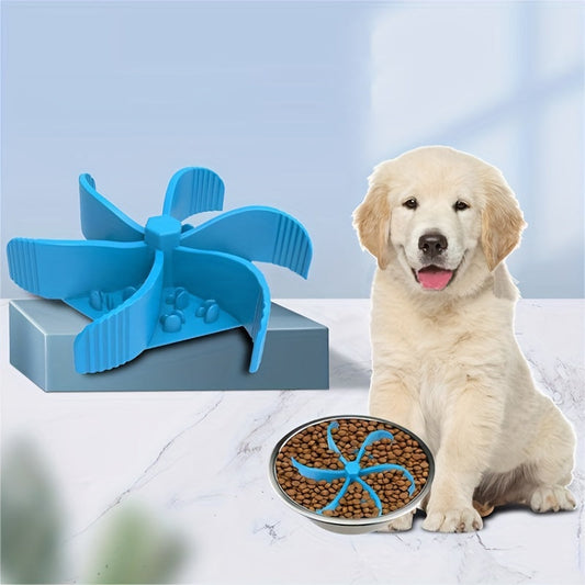 KFX-8608957 Silicone Hexagon Dog Slow Feeding Mat with Suction for Easy Eating and Grooming