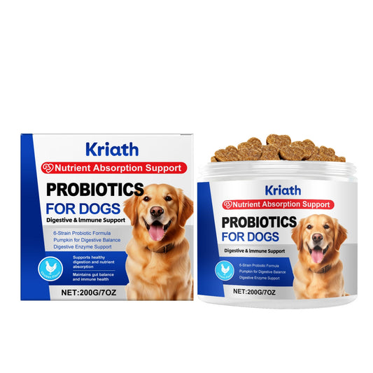 KFX-8646077 Probiotic Chews for Dogs with Pumpkin and Papaya Extracts for Digestive Health