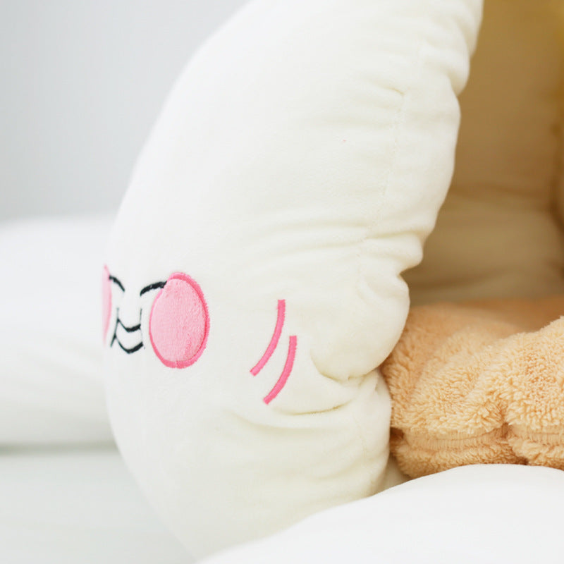 KFX-8677821 Cozy Winter Pet Tent Bed with Soft Cushion and Removable Mat