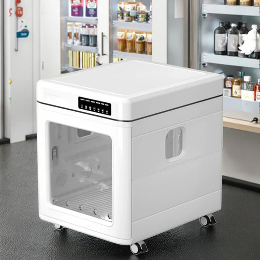 KFX-875731 Foldable 100L Adjustable Temperature and Time Dog Grooming Dryer Box for Pets