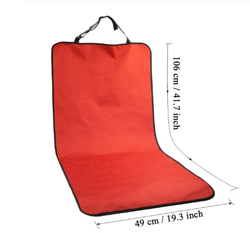 KFX-8838717 Waterproof Oxford Cloth Car Mat Cushion for Single Seat - 106x49cm in Red, Blue, Brown, and Black