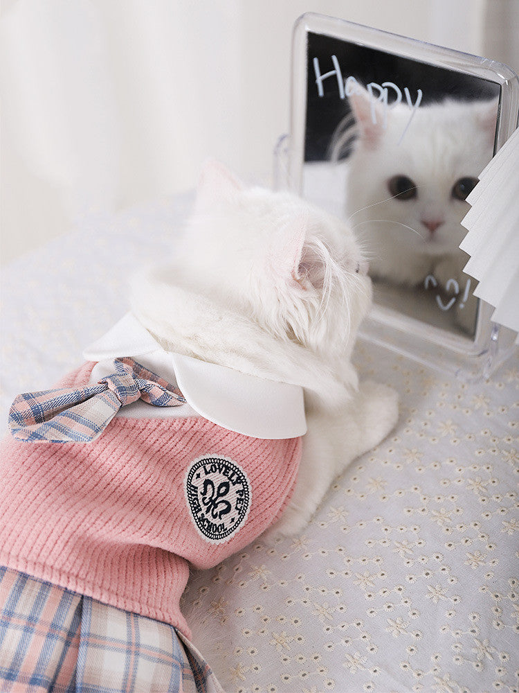 KFX-8849981 Charming Princess Style Dress for Female Pets - Available in Pink and Green