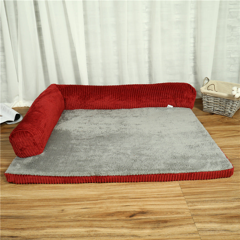 KFX-8998973 Washable Removable Dog Mat for Medium & Large Pets - Available in Grey, Coffee, Mauve