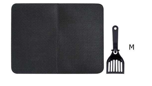 KFX-9013053 Waterproof Cat Litter Mat with Deep Holes, Nonslip EVA Material, Available in Small, Medium, Large Sizes