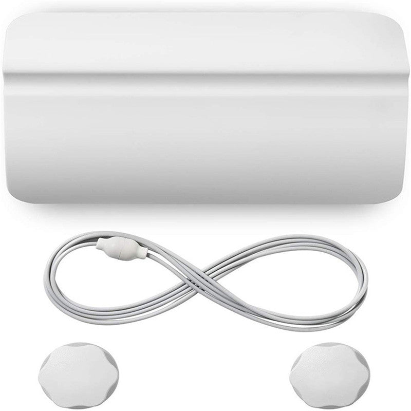 KFX-9067709 Pet Door with Adjustable Entry and Exit Direction - Large White, 25*14*3.5CM