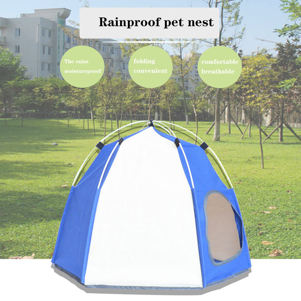 KFX-9071037 Hexagon Shaped Cloth Pet Tent Nest for Cozy Indoor Retreat
