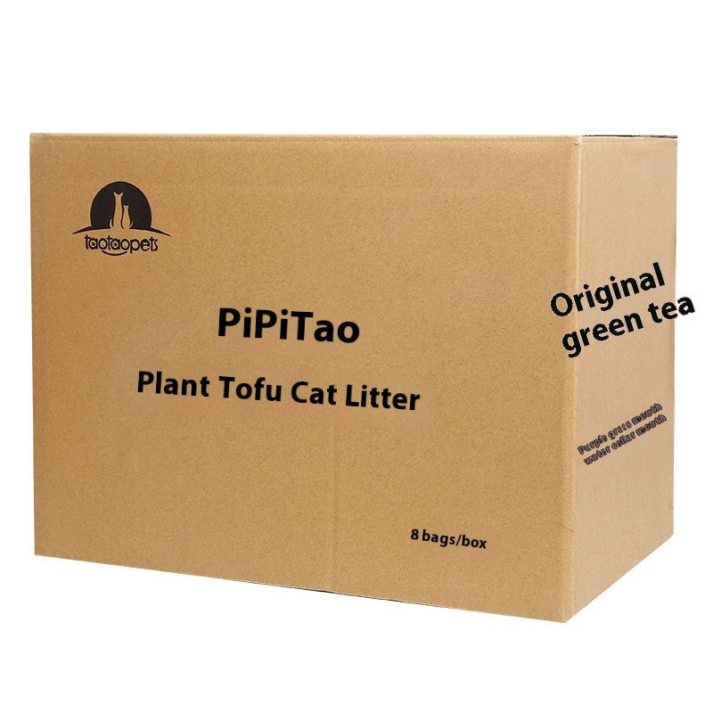 KFX-9137597 Biodegradable Tofu Cat Litter in Green Tea Flavor, 6L (Approx. 2.3kg)