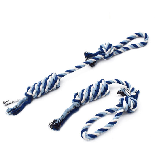 KFX-9157437 Cotton Rope Knot Toy for Molar Teeth Cleaning 50cm