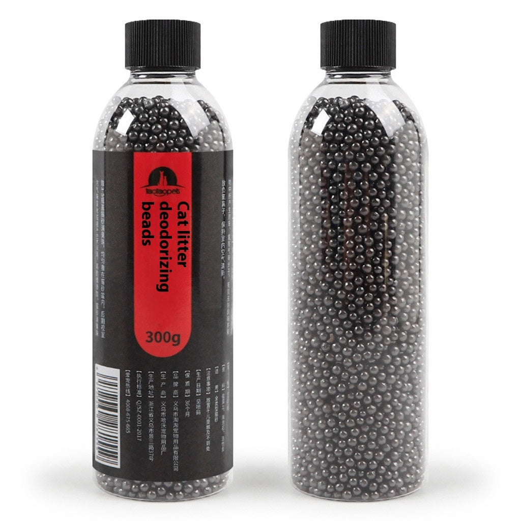 KFX-9170365 Cat Litter Deodorant Pearls - Activated Carbon Odor Control for Fresh Home Environment