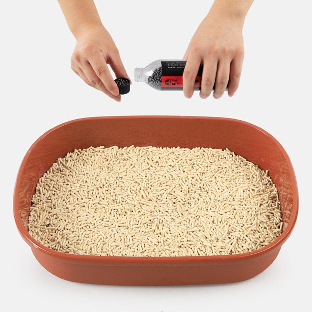 KFX-9170365 Cat Litter Deodorant Pearls - Activated Carbon Odor Control for Fresh Home Environment