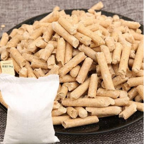 KFX-9235901 Absorbent and Deodorizing Cat Litter - Pine Wood and Bamboo Charcoal Wood Pellets, 1 kg Options