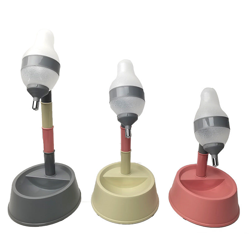 KFX-9329853 Height Adjustable Pet Water Dispenser with Detachable Bowl and Anti-Slip Design
