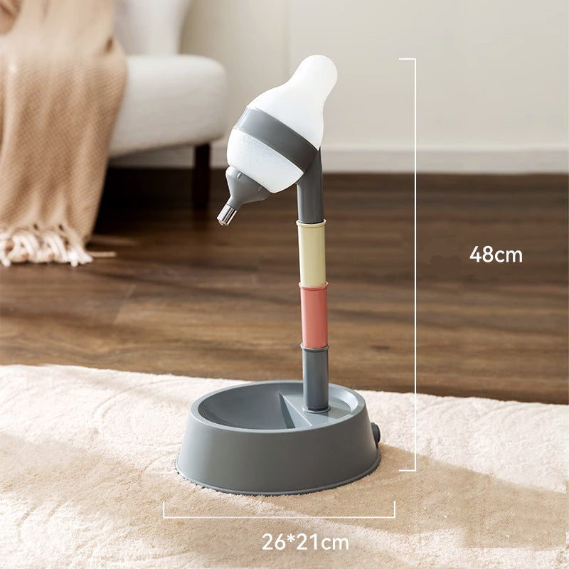 KFX-9329853 Height Adjustable Pet Water Dispenser with Detachable Bowl and Anti-Slip Design