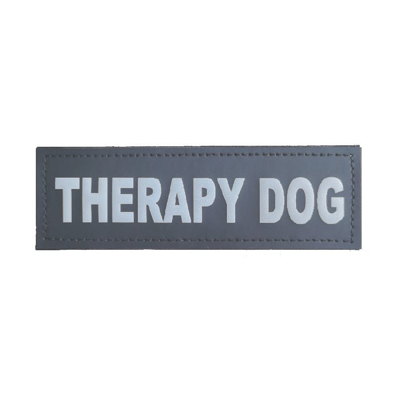 KFX-9384253 Dog Chest Strap with DO NOT PET Sign - White Text on Black Background