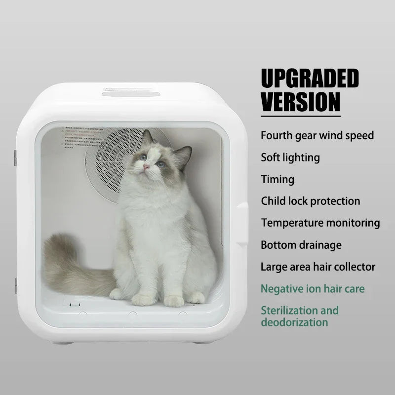 KFX-972883 Automatic 62L Professional Pet Grooming Drying Box for Dogs and Cats