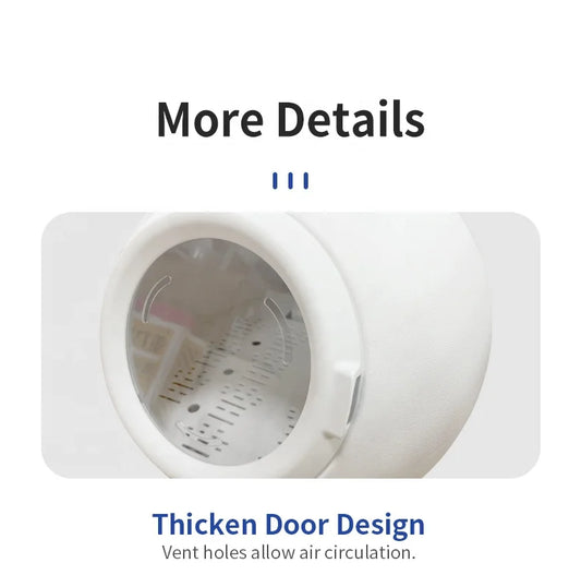 KFX-974035 55L Eco-Friendly Pet Dryer Box for Cats and Small Animals - Low Noise Automatic Grooming Machine