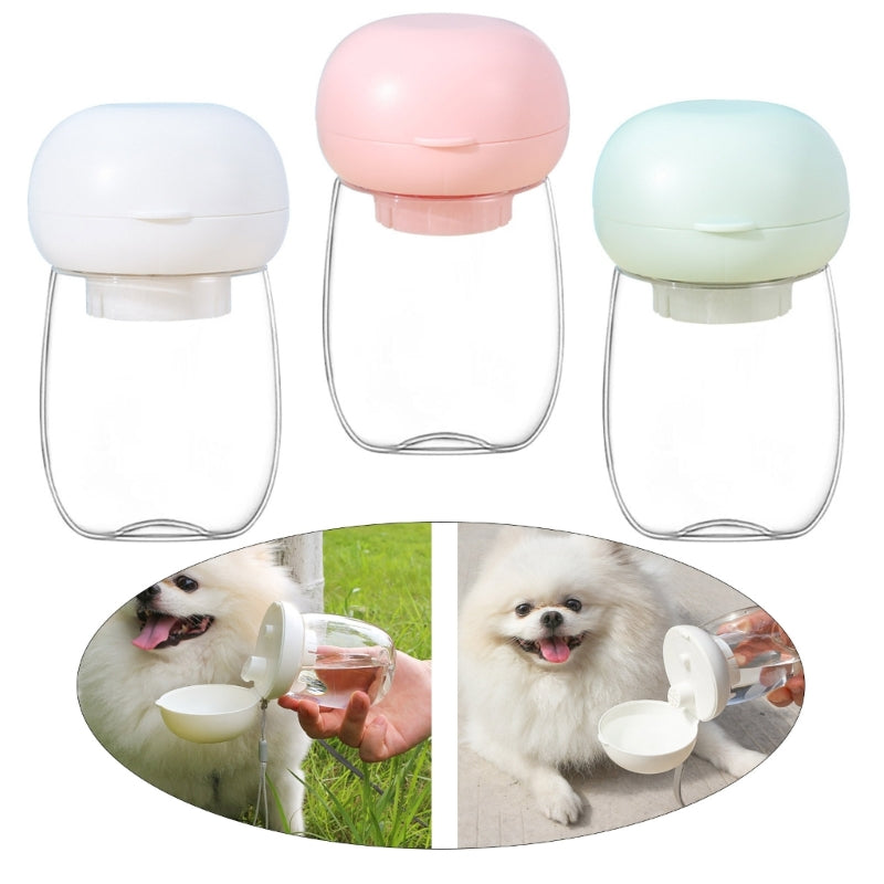 KFX-9765949 Leak-Proof Portable Dog Water Bottle for Travel and Outdoor Activities - 300ml Capacity