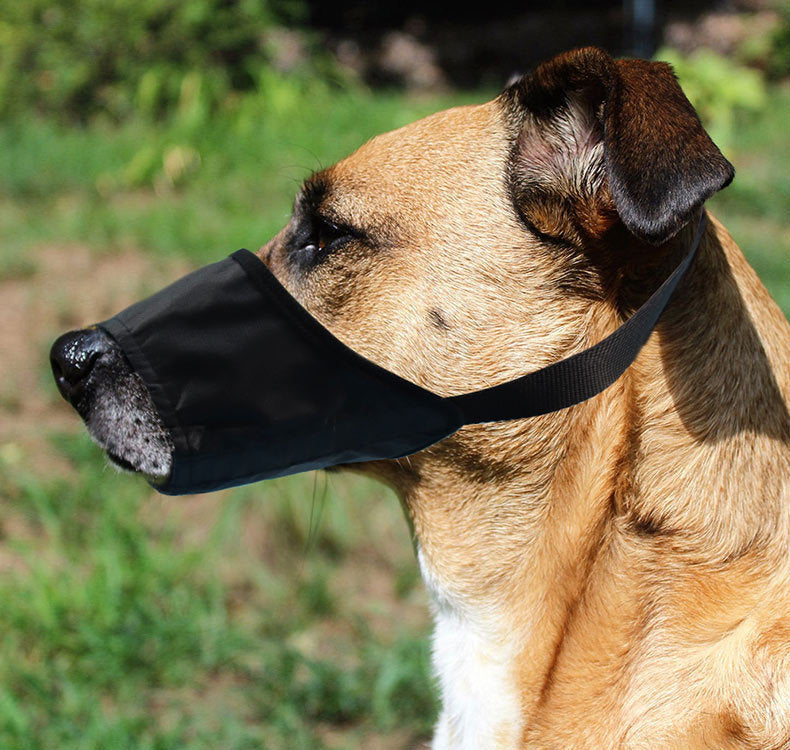 KFX-9861693 Waterproof Anti-Bite Dog Mouth Cover for Bark Control - Available in Multiple Colors