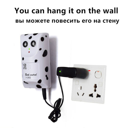 KFX-9894461 Ultrasonic Anti-Barking Device with Adjustable 360-Degree Wall Holder