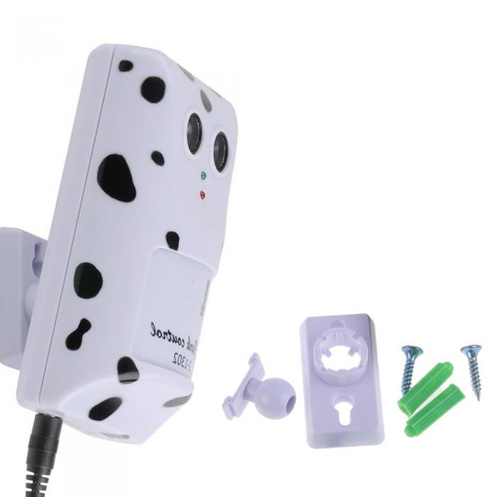 KFX-9894461 Ultrasonic Anti-Barking Device with Adjustable 360-Degree Wall Holder