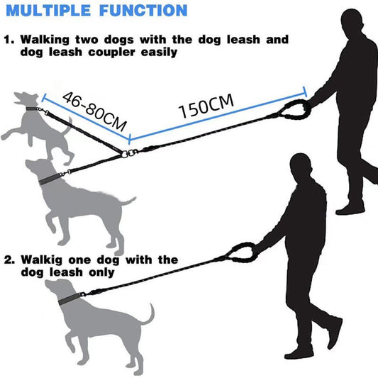 KFX-9941309 Explosion-Proof Retractable Dog Leash in Multiple Colors - Durable Nylon Design